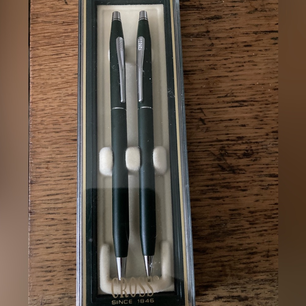Cross pen and pencil boxed set graduation gift